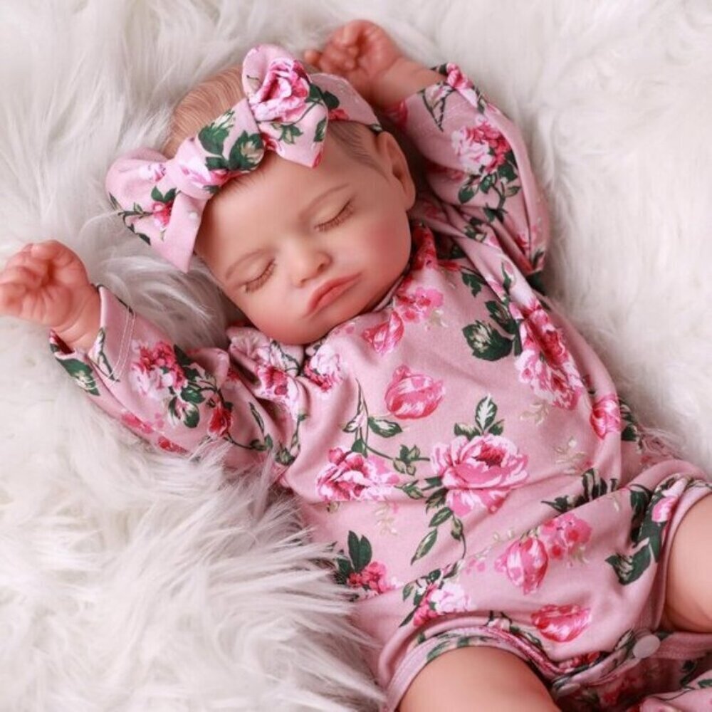 BABESIDE Lifelike Reborn Baby girl Dolls - 20 inch Sleeping Realistic